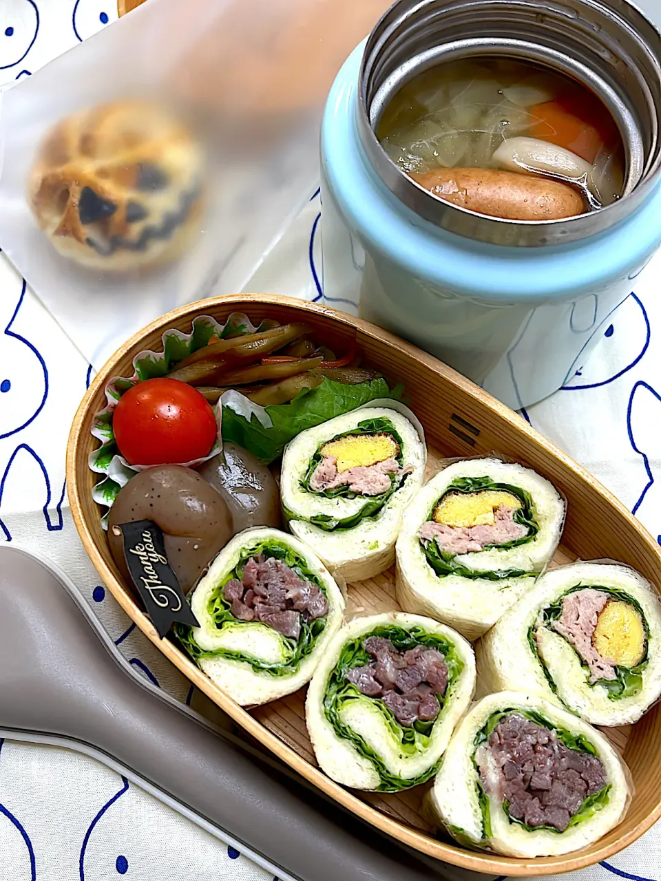 11/4 ロールサンド&ポトフ弁当|JUNe28さん