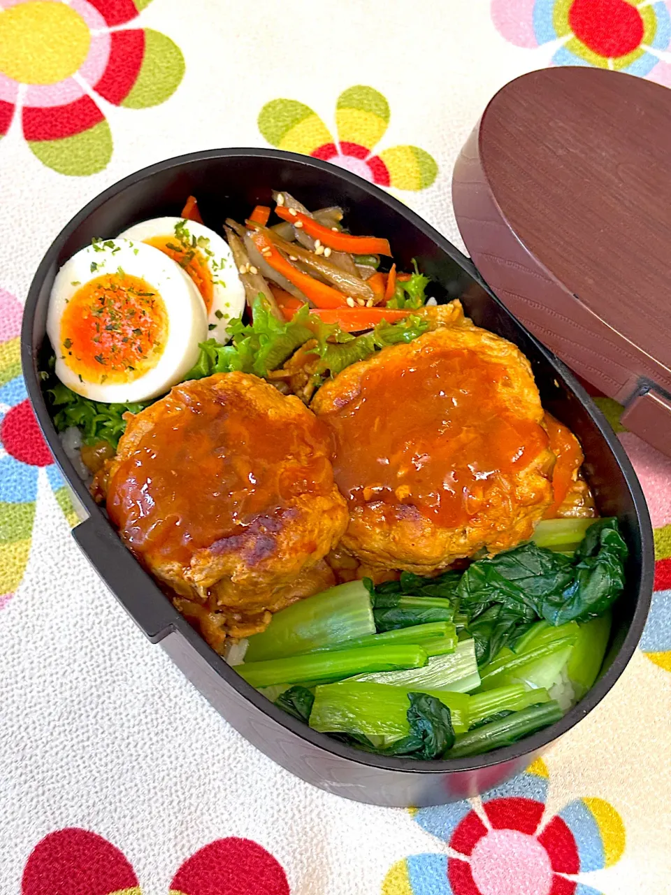 ハンバーグ弁当|Chiharϋnさん