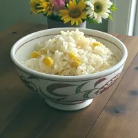 コーン御飯|りょうりょうさん