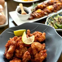 由美さんの料理 塩糀レモン🍋の唐揚げ