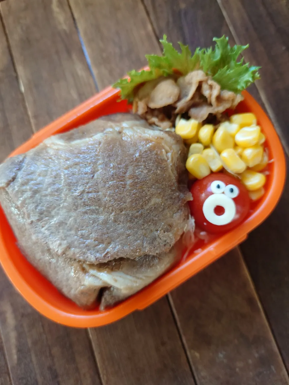 漢の…次女用🍱豚の生姜焼きおにぎり弁当|ᵏᵒᵘさん