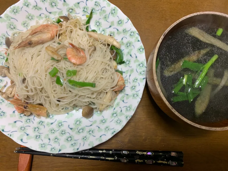 昼食　焼きビーフン|ATさん
