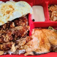 Japanese Korean bento set 😋