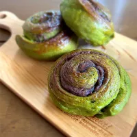 抹茶と餡子のパン🍞|Riho(ت)♪さん