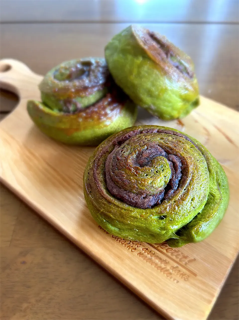 抹茶と餡子のパン🍞|Riho(ت)♪さん