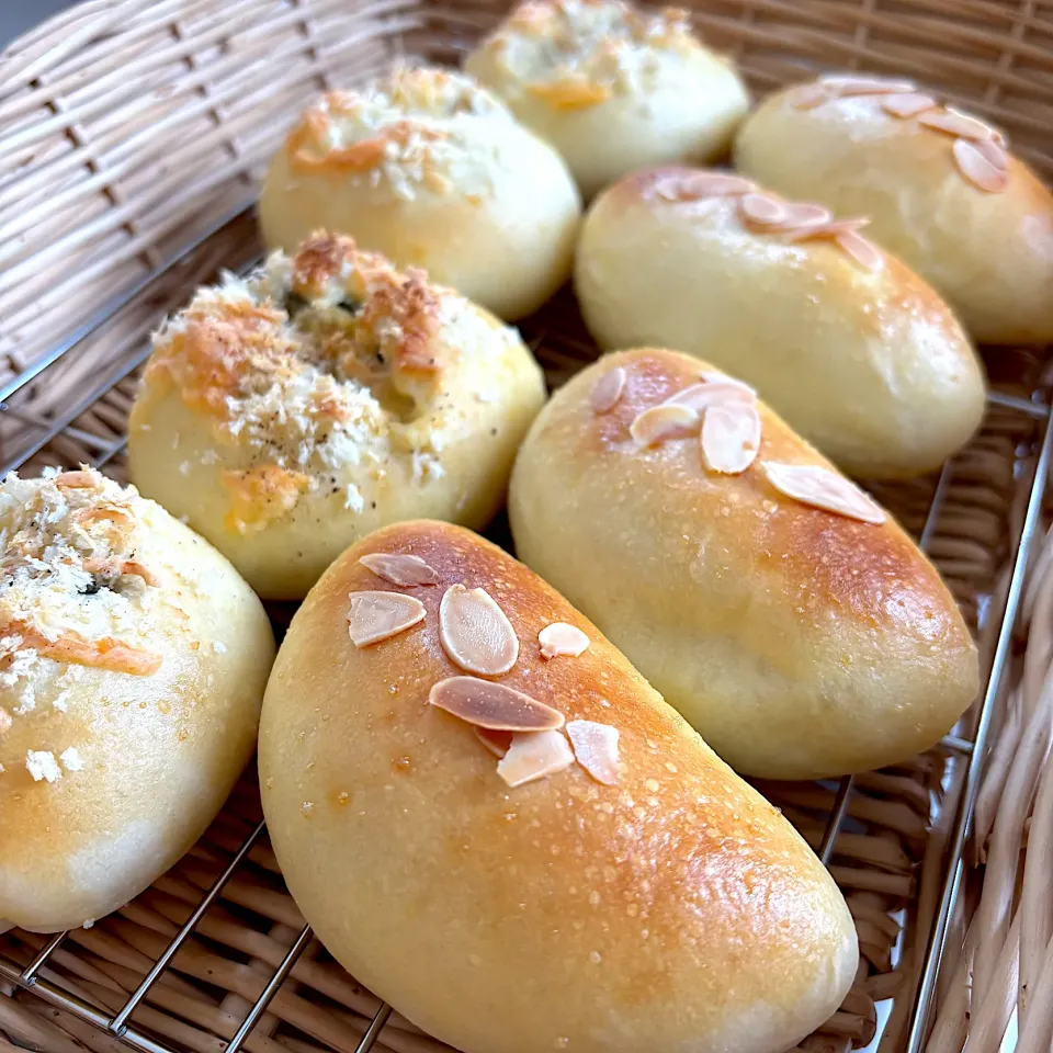 オーバーナイト
＊バナナパン
＊グラタンパン|さっちんさん