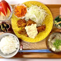 黒酢チキン南蛮の夜ご飯🐤|＊みお＊さん