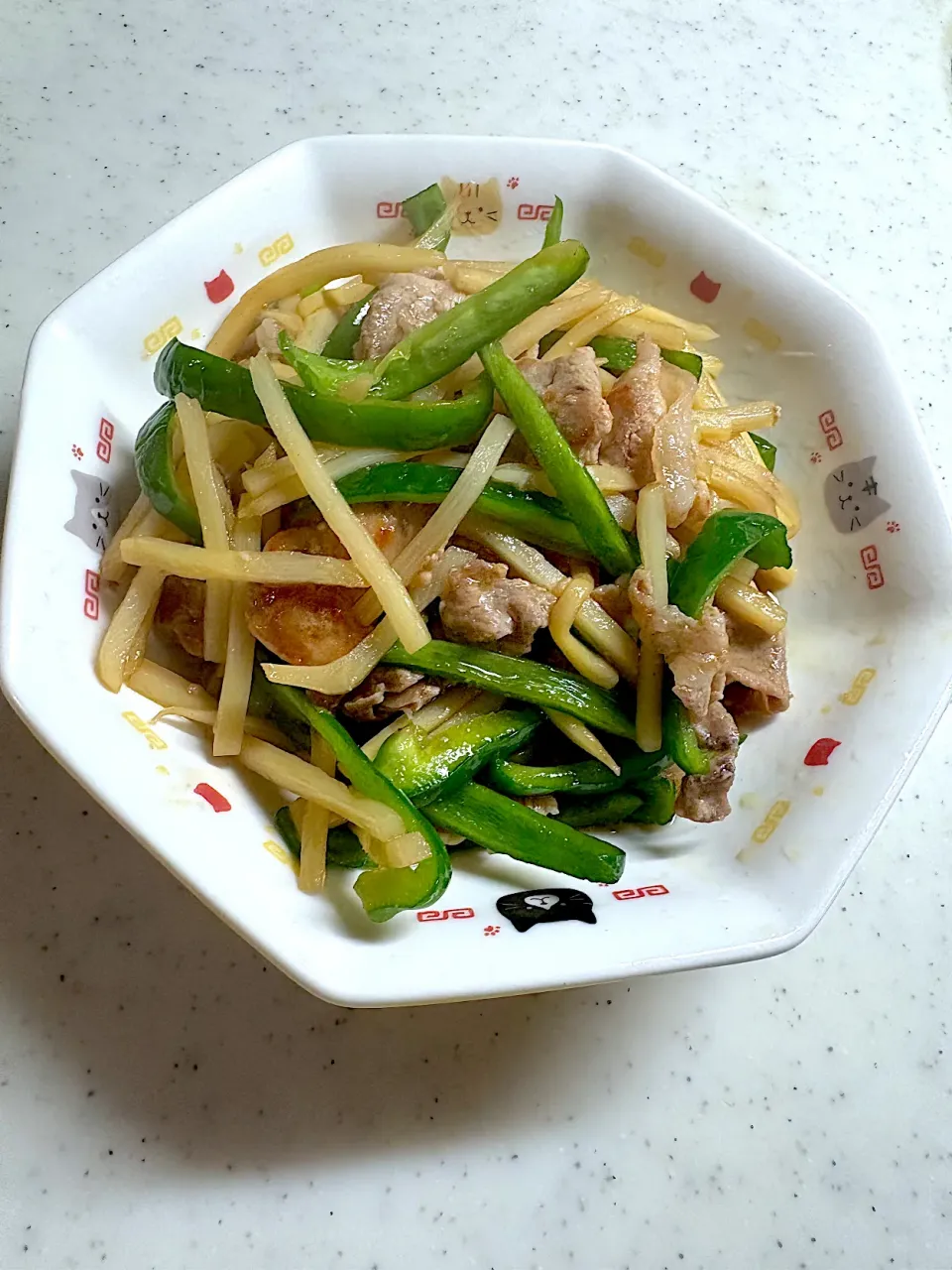 青椒肉絲|こっぷさん