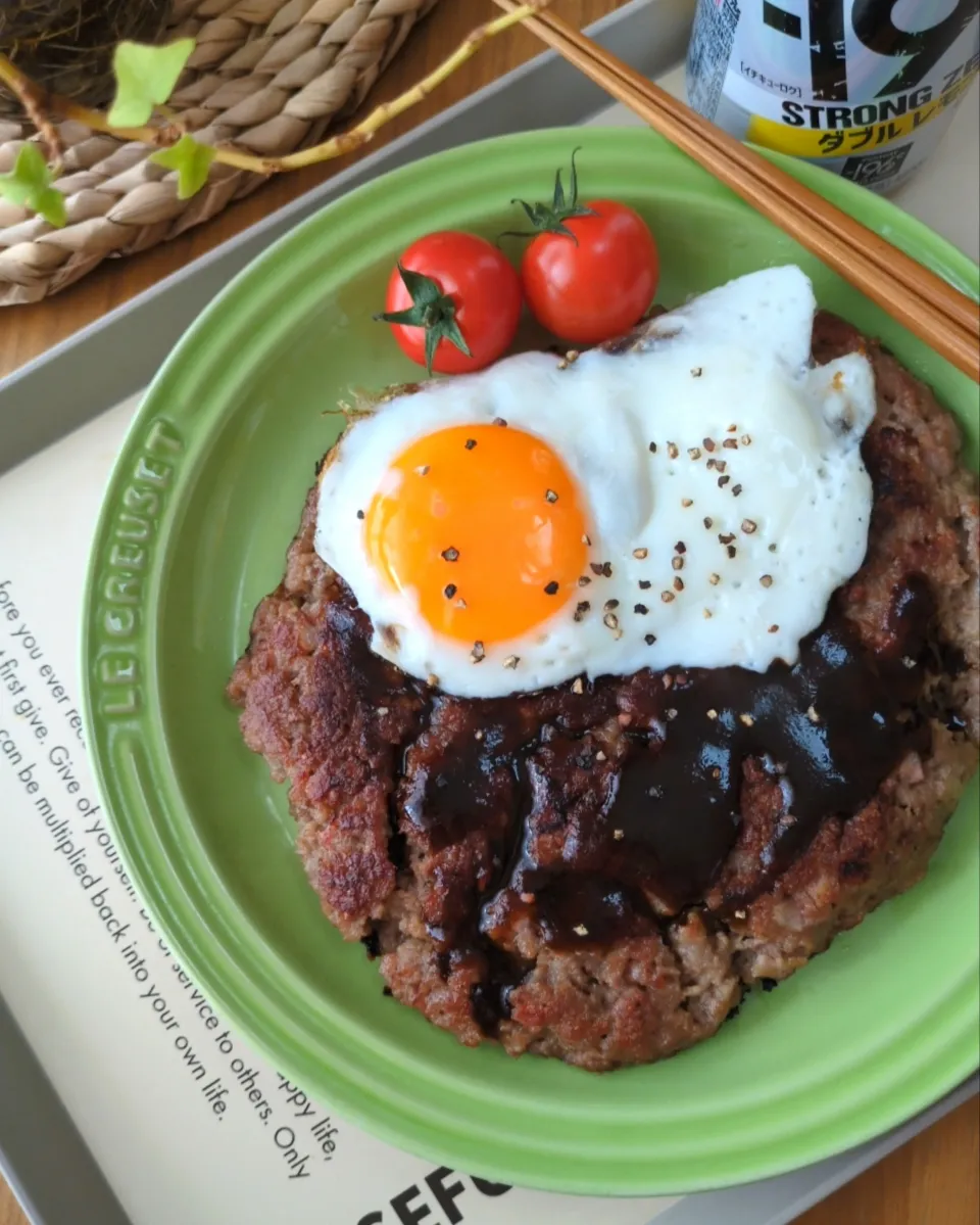 酒蒸しﾊﾝﾊﾞｰｸﾞ|まりおさん