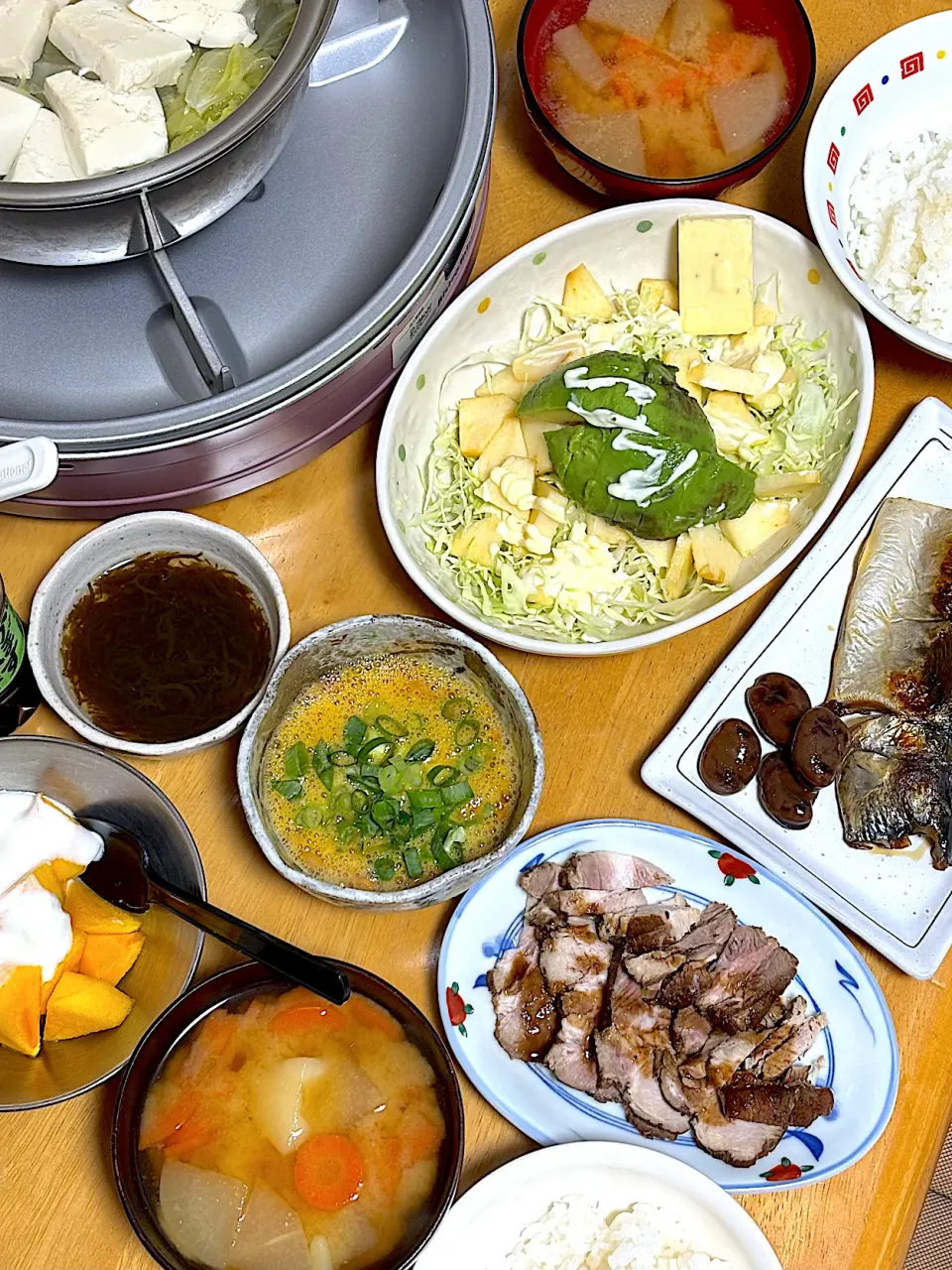 灰干し鯖焼き🐟湯豆腐|Makokoさん