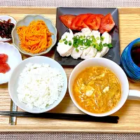 夕飯 ヒガシマルのうどんスープチキン☺️|ふわふわさん