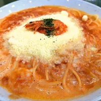 海老のトマトクリームパスタ|nobさん