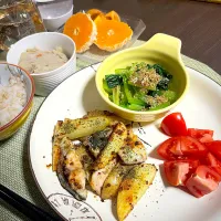 11/4晩ご飯：鯖とじゃがいものハニマスソテー|ななみんさん