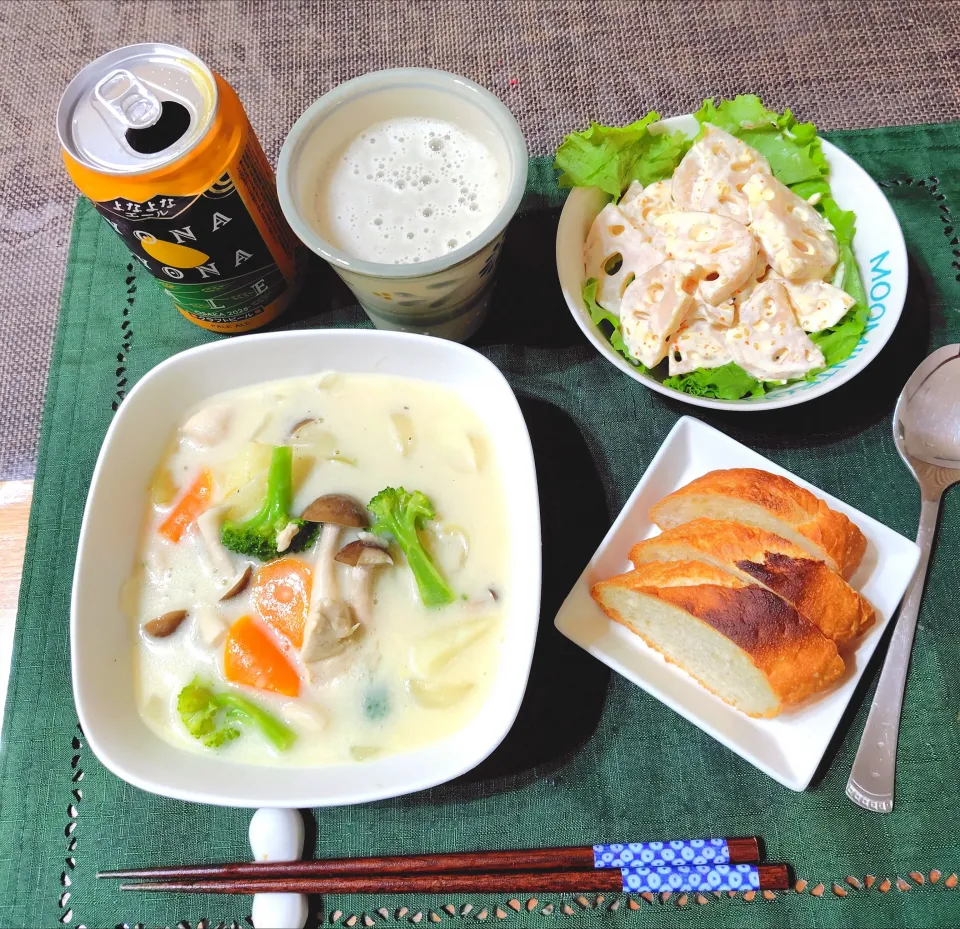 クリームシチュー定食|シュビラさん