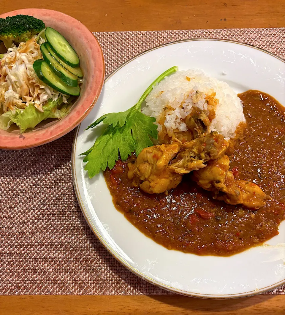 11/4の夜ごはん~チキンと野菜のカレー（無水カレー）~|ゆかｕさん