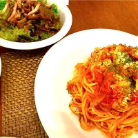 ツナと玉ねぎのトマトパスタ🍝|＊yurika＊さん