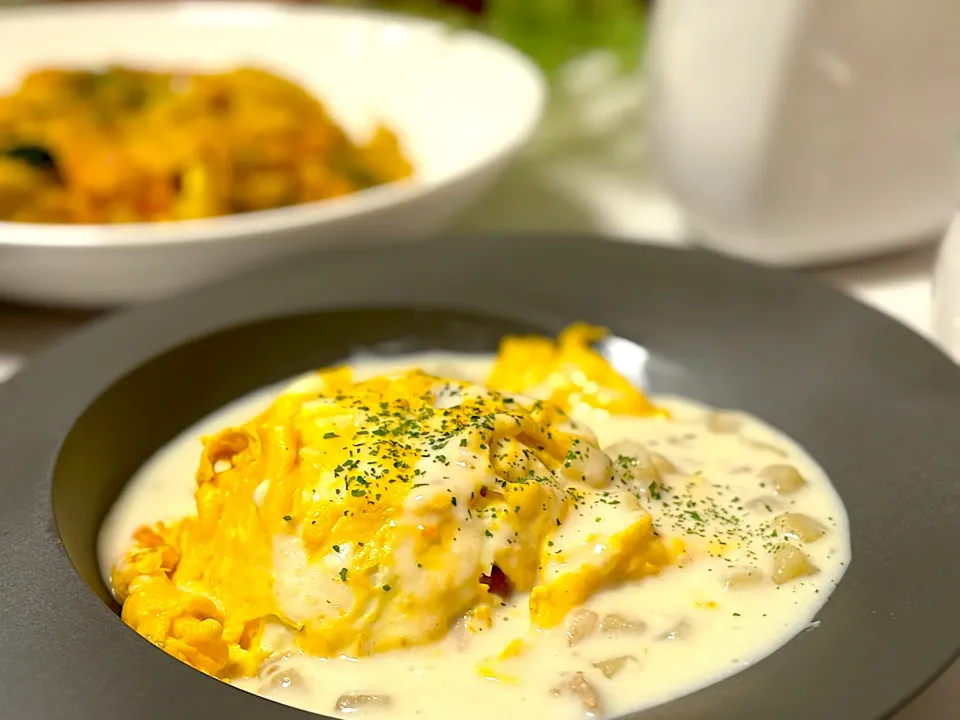 クリームオムライス🥚|lalapoさん