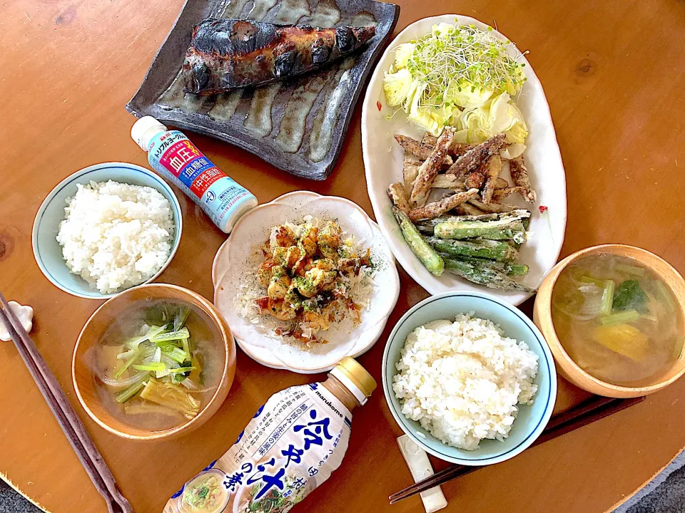 冷や汁の素でお味噌汁にハマってるよ❀.(*´◡`*)❀.|さくたえさん