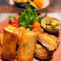 エビカツと春巻き|kaladacafemakumaさん