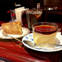 プリンとチーズケーキ|noさん