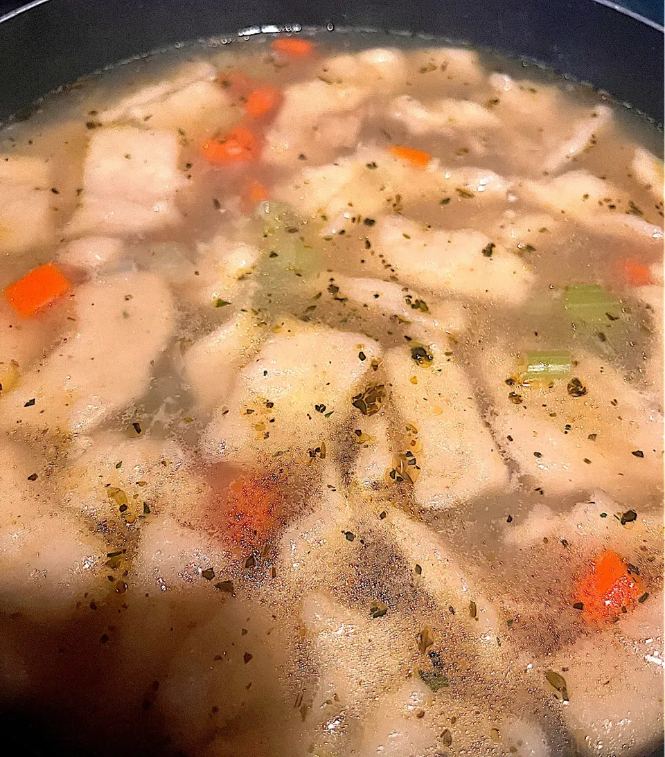 Southern Chicken and dumpling soup|🌺IAnneさん