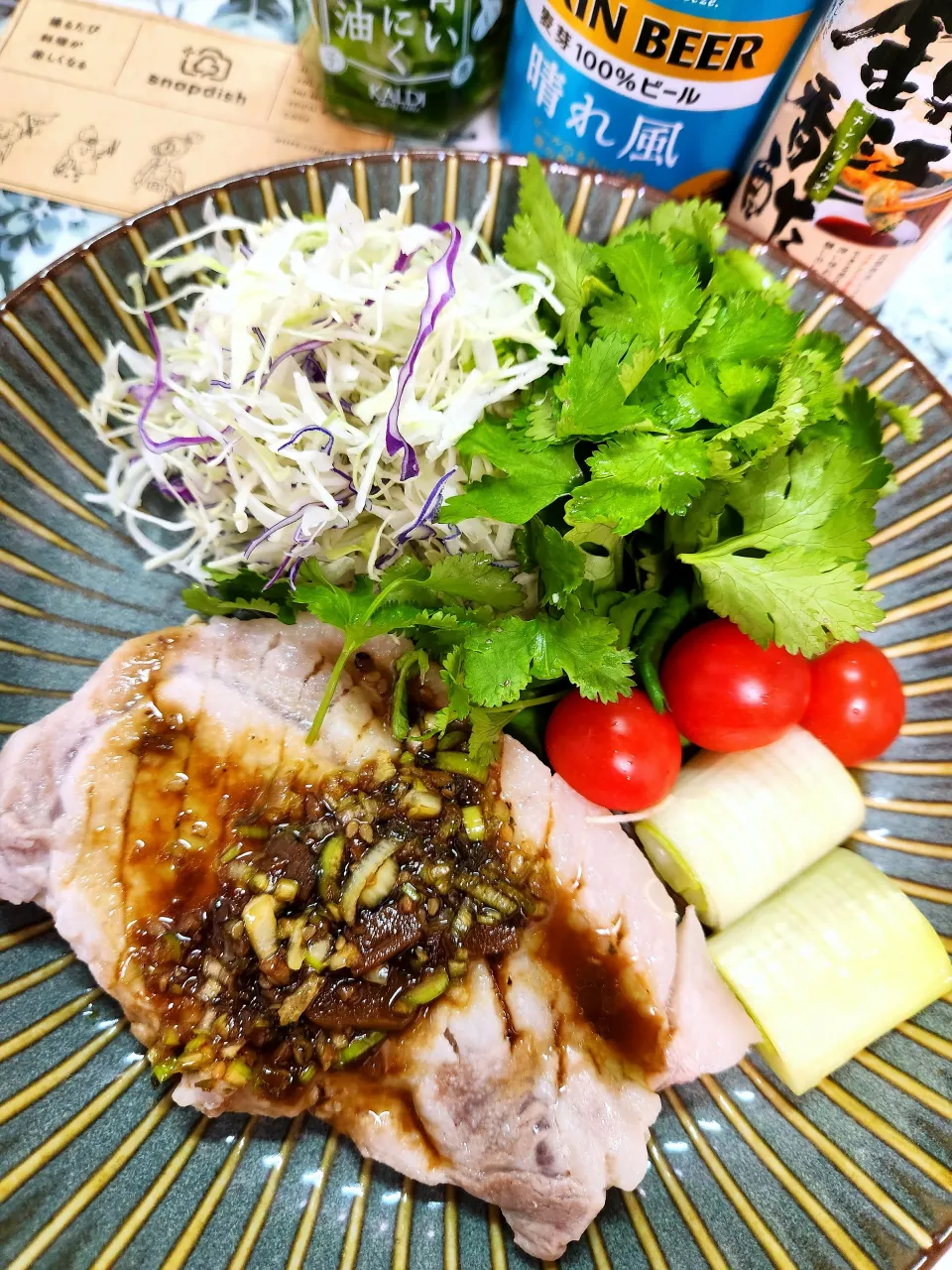 🔷🇨🇳中国～レンジでOK🐖豚ロースdeよだれ豚🔷|@きなこさん