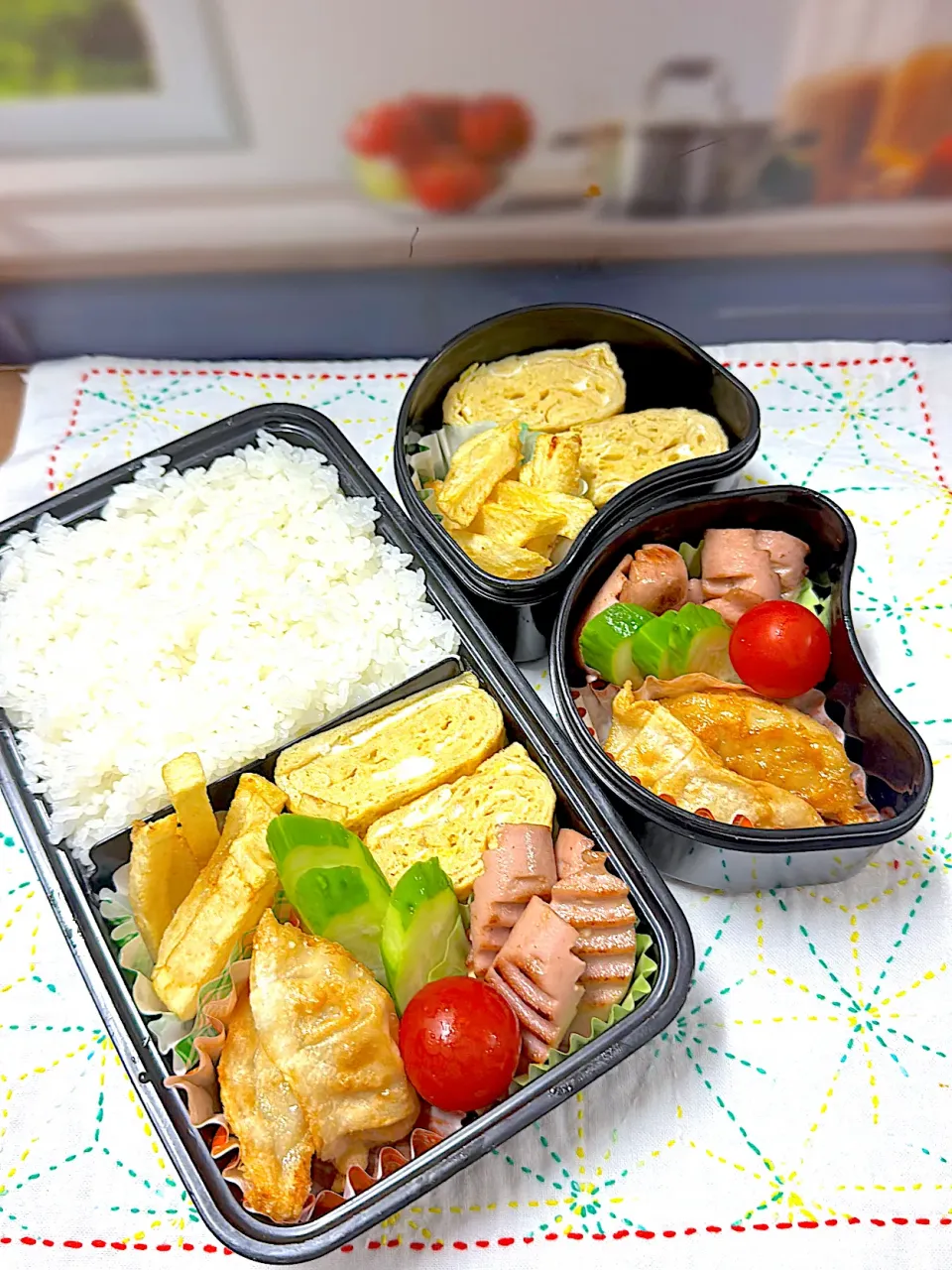 揚げ餃子弁当|アッキーさん