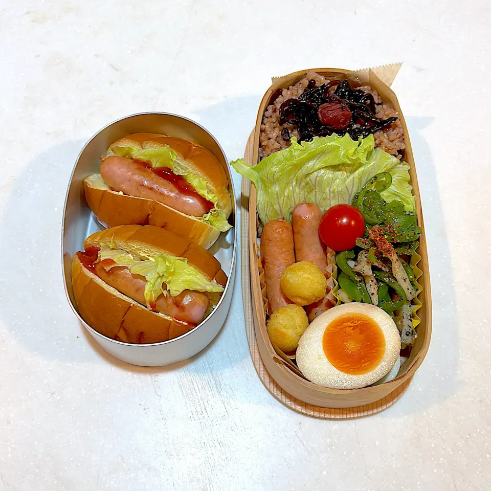 今日のオット弁当と、高３ムスメ弁当。|chi.aさん