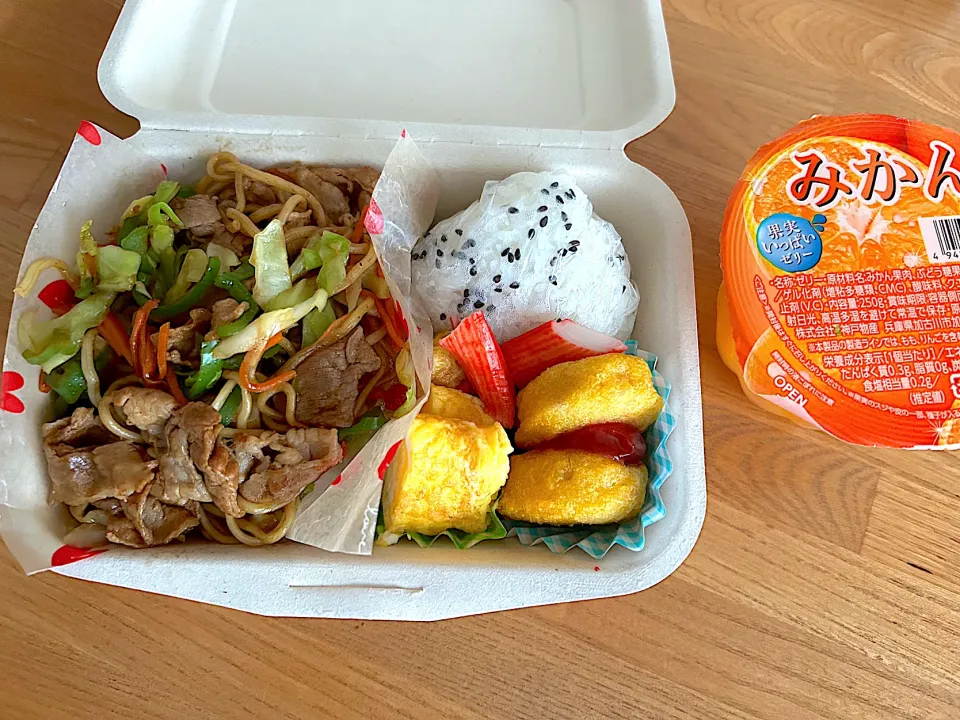 焼きそば🍙弁当🍱|JKお弁当さん