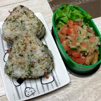 11/5三種の具おにぎり&鳥肉焼き|みっこちゃんさん