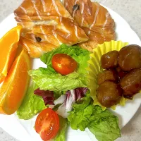 シュガーチョコチップデニッシュモーニング|besさん