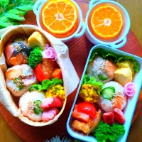 鮭おにぎり弁当🍙|さらママさん