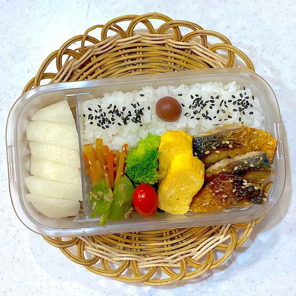 サバの蒲焼きの中学生弁当|リングさん