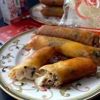 モッツァレラ入り春巻き|とんちんさん