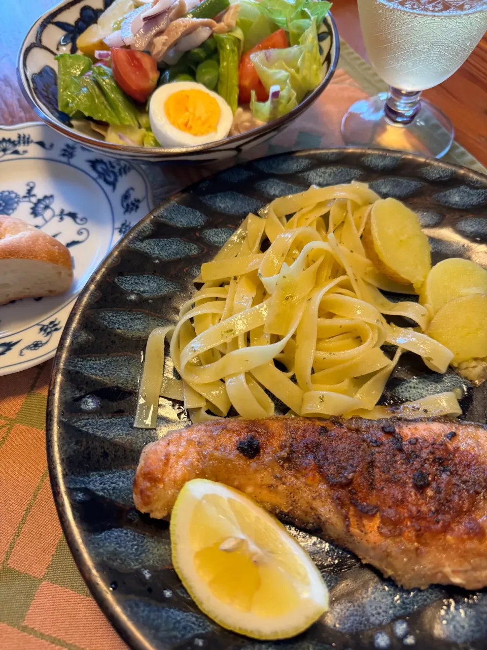 鮭のムニエル* & ニースサラダ|Seiji Kinoshitaさん