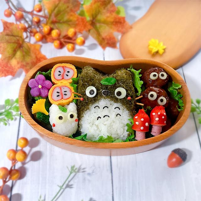 トトロ　お弁当 トトロ弁当/sachiko | Snapdish[スナップディッシュ] (ID:nj05ya)