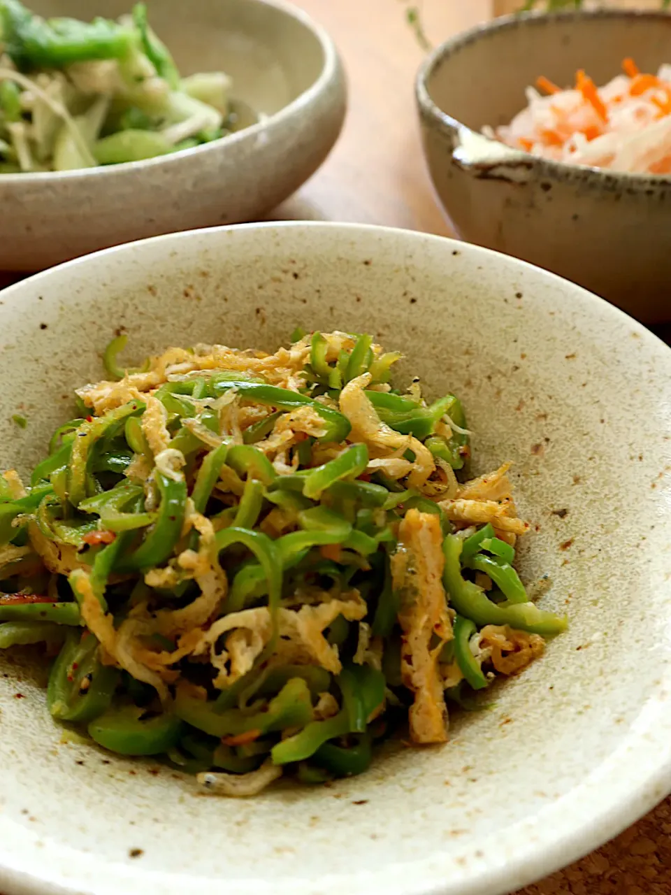 ピーマンピリ辛炒め|@chieko_tanabe_さん