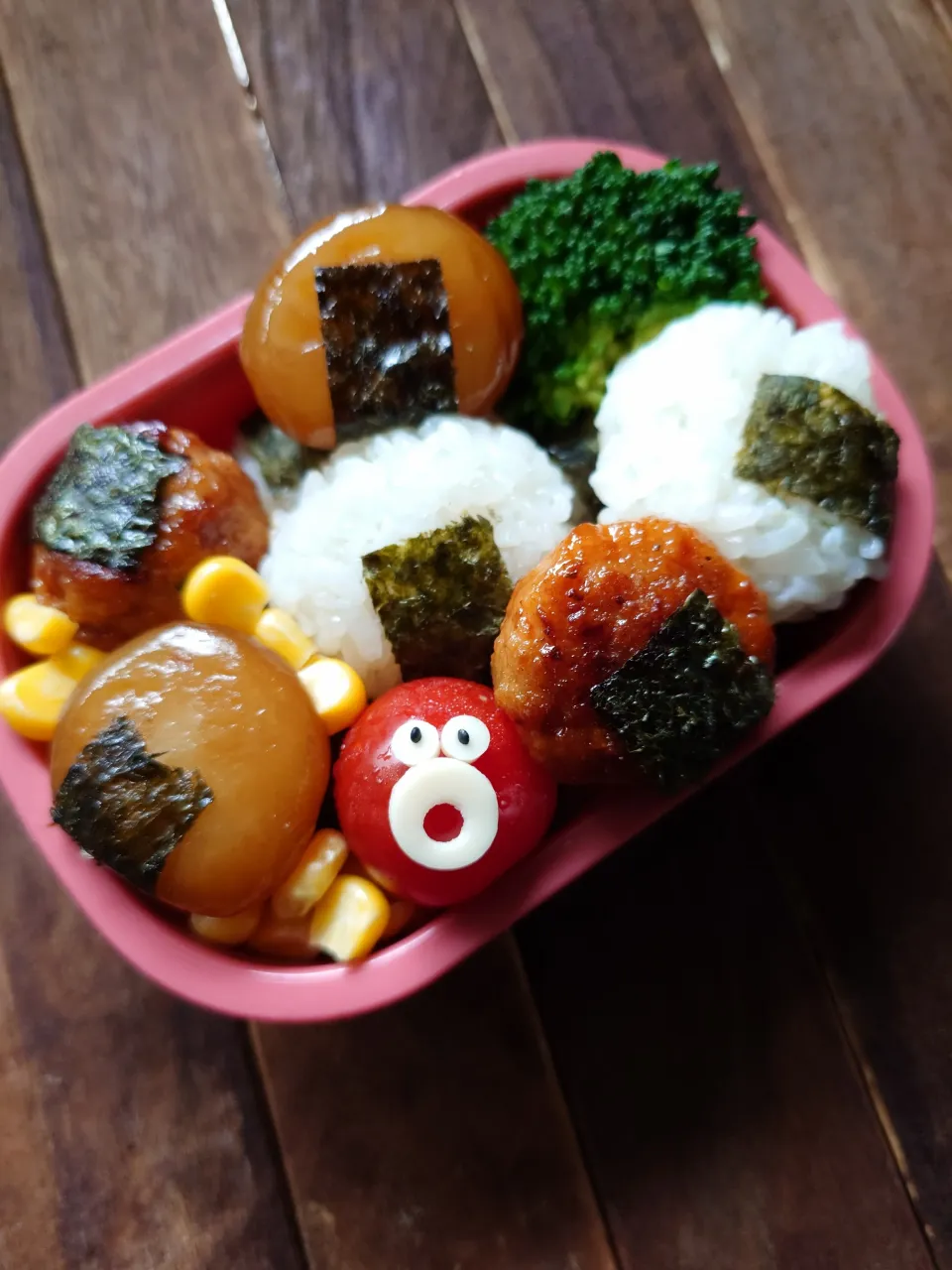 漢の…次女用🍱こにぎりつくね玉こんにゃく弁当|ᵏᵒᵘさん