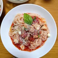 そうめんでトマトのカッペリーニ風|ごはんきろくさん