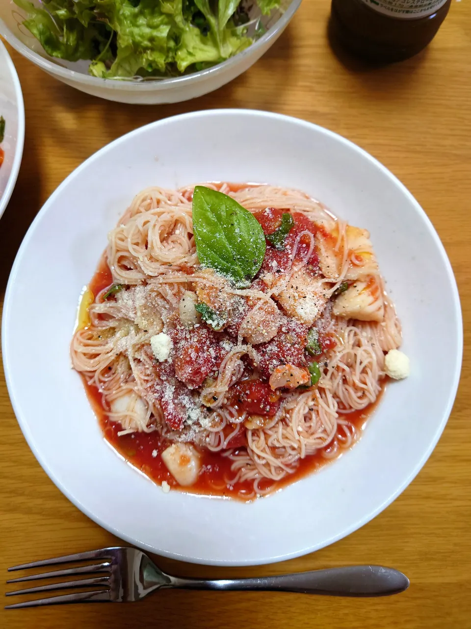 そうめんでトマトのカッペリーニ風|ごはんきろくさん