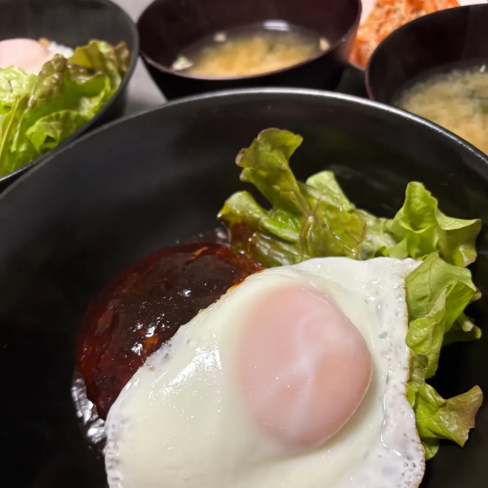 ロコモコ丼|くるみさん