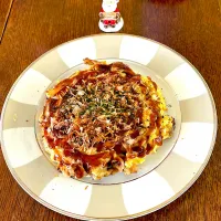 ランチ♯お好み焼き|小松菜さん