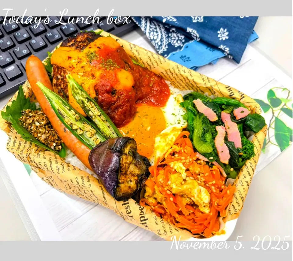 🇩🇪🇺🇸 ハンバーグ弁当 🇺🇸🇩🇪|TakeBooさん