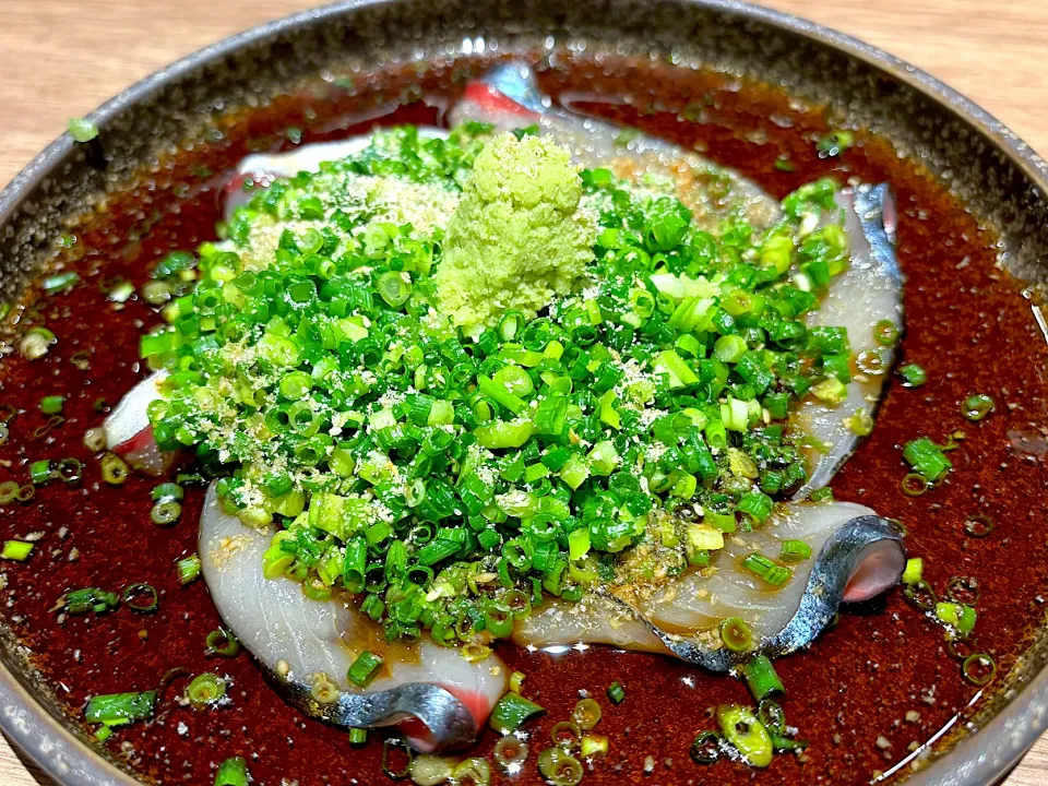 ②10月31日・［居酒屋コース🏮］・ゴマ鯖🐟ねぎ超多め😅✨（これは！美味しかった❣️）|山勝さん