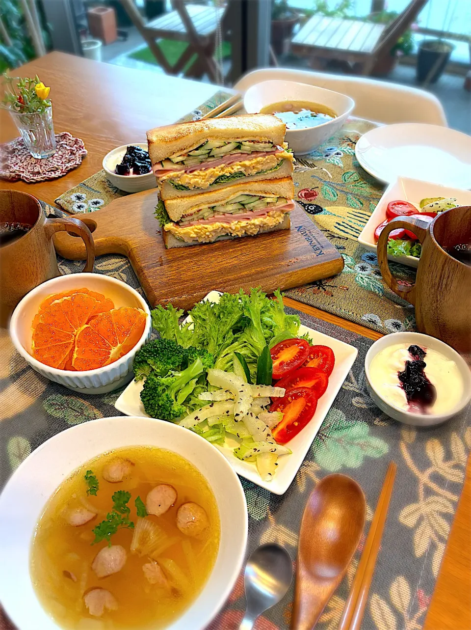 トーストサンドイッチのブランチ|じゅんさんさん