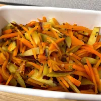 常備菜＊さつまいもとにんじんの塩きんぴら|茶茶茶さん