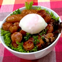 ウインナー丼|サクラピンクさん