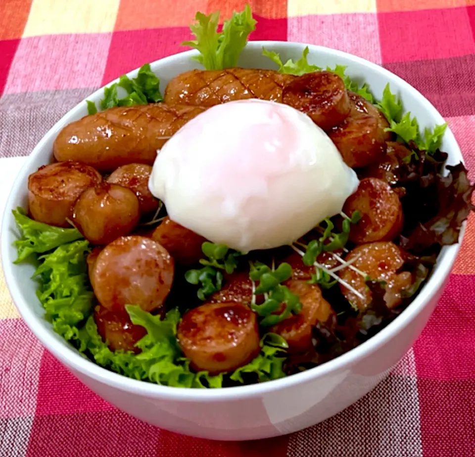 ウインナー丼|サクラピンクさん