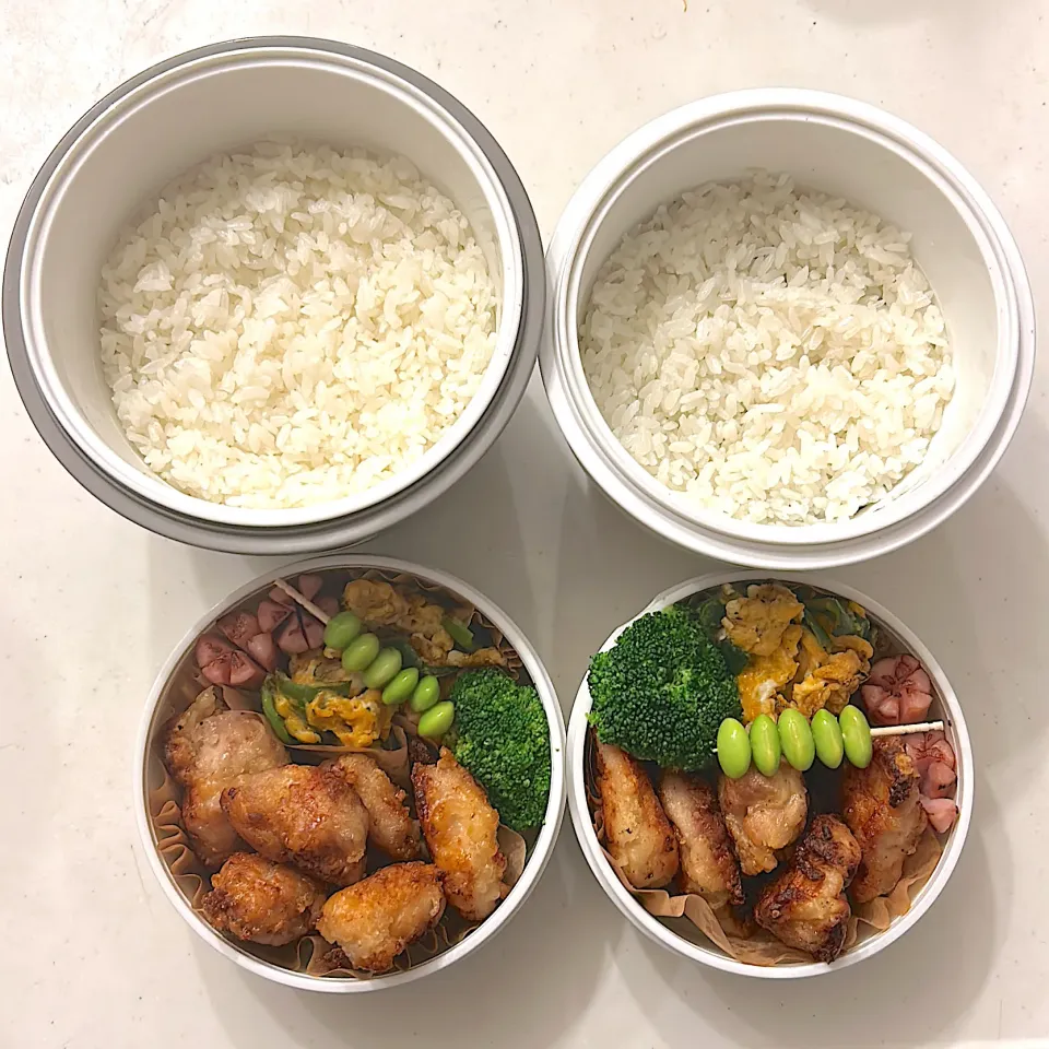 鶏の唐揚げ
ピーマン卵炒め
シャウエッセン
ブロッコリー
枝豆
のり弁|ayumomさん