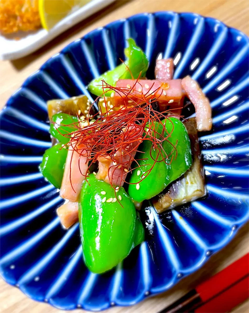 茄子とピーマンのオイスターソース炒め|藤田 まり子さん